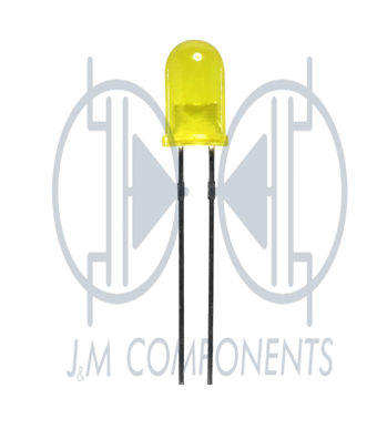 LED AMBAR 5V OPACO DIFUSO 5MM 